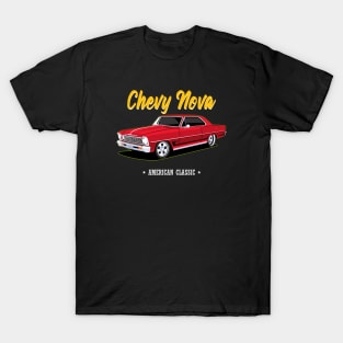 Chevy Nova Red Classic American T-Shirt